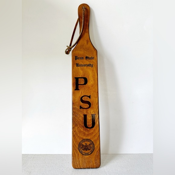 Penn State Fraternity Pledge Paddle – Rare Wooden Keepsake - Picture 1 of 5